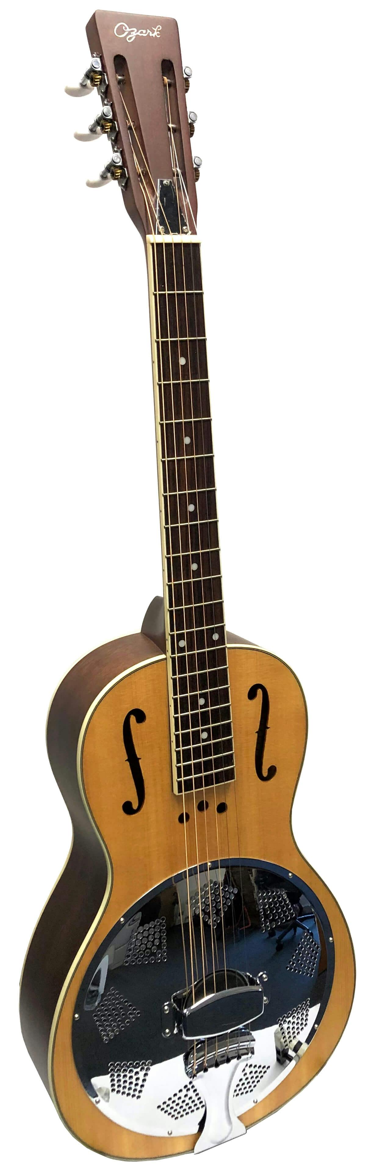 Ozark 3519 Resonator Parlour Guitar with Padded Gig Bag